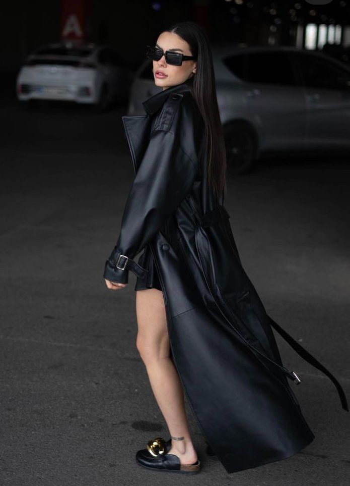 Trenci din piele Blake